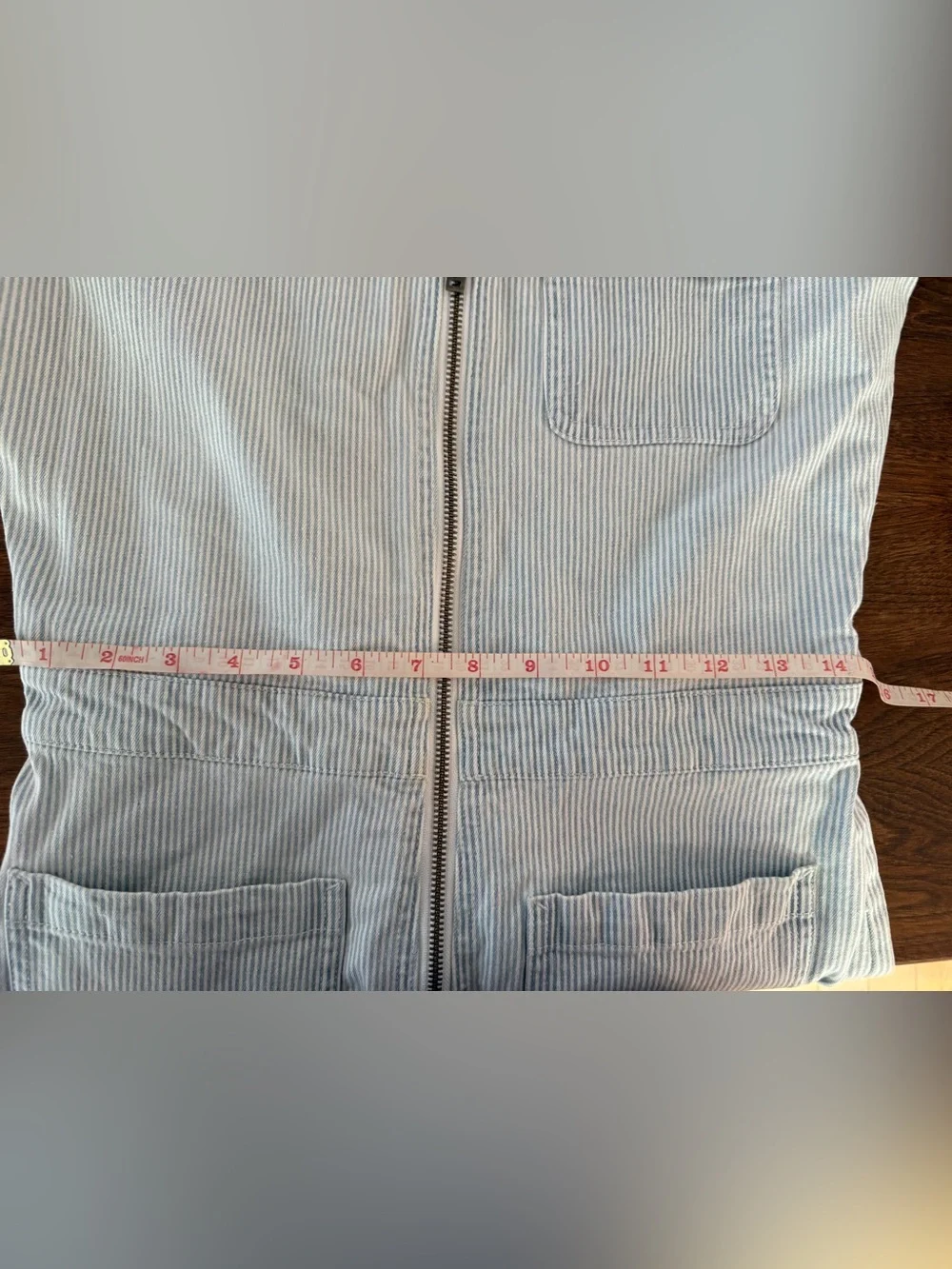 RVCA Striped Boiler Suit Jumpsuit: M